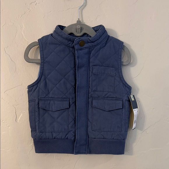 OshKosh B'gosh Other - Oshkosh Quilted Vargo Vest, Blue, 12M